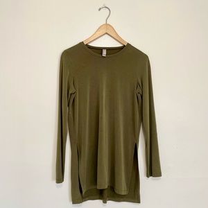 American Apparel - Brushed Jersey Long Sleeve Tunic